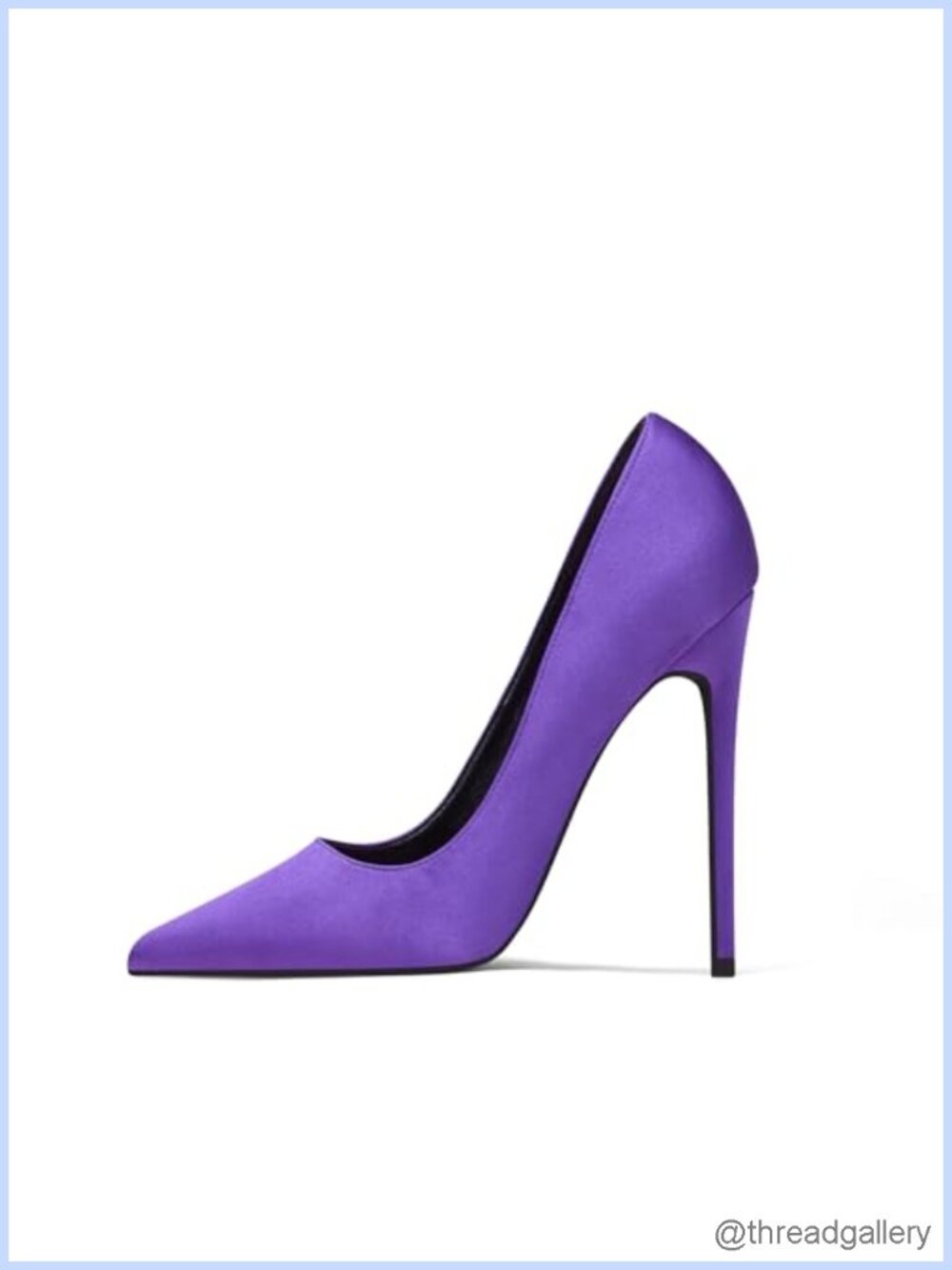 Satin Pointed Toe Closed Toe Slip On Stiletto Pumps High Heels